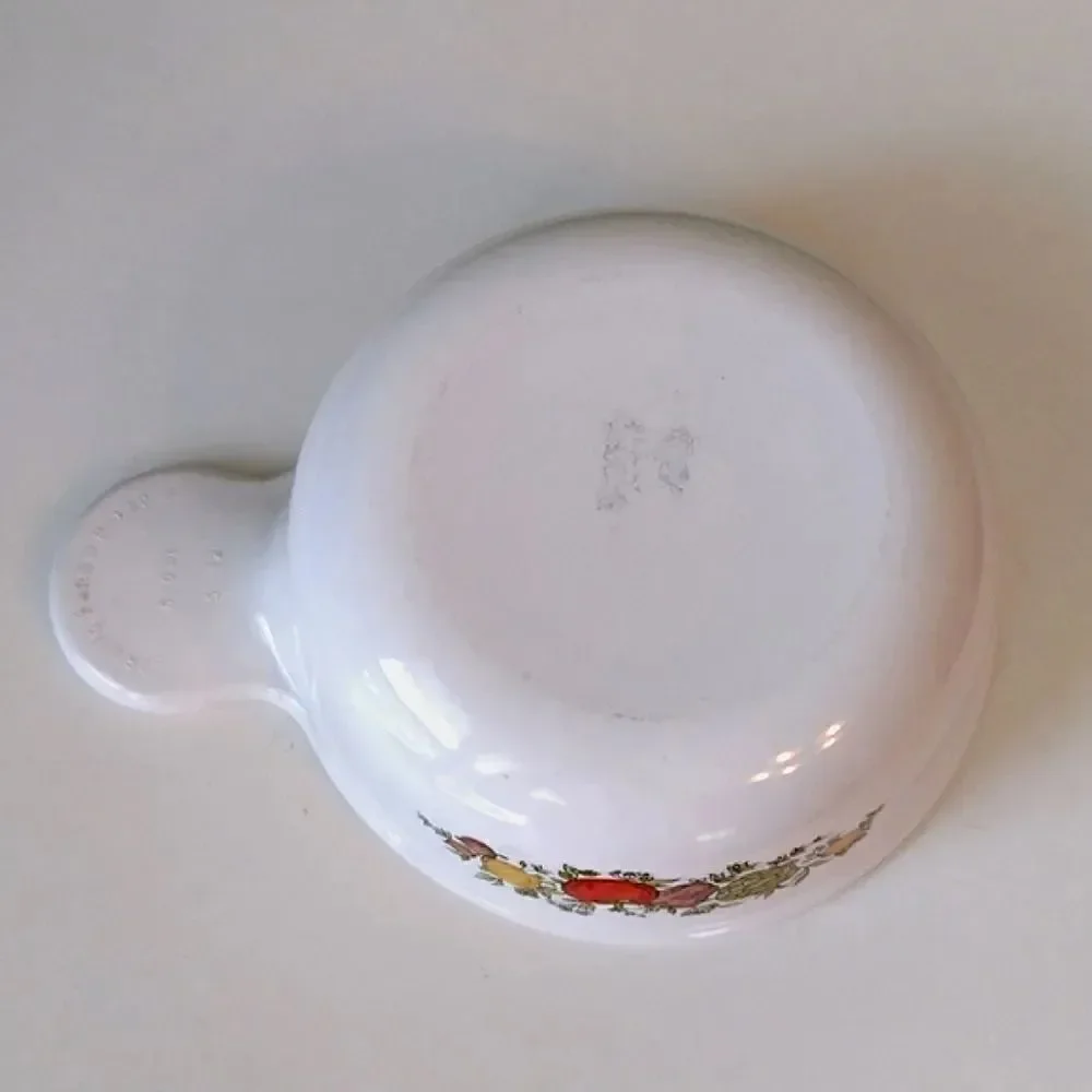 Corningware VTG Spice Of Life Print P- 150- B‎ Round Grab It Bowl